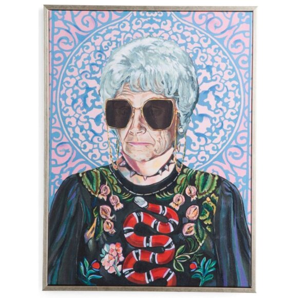 NIB Golden Girls Estelle Getty Limited Edition Framed Art - Picture 1 of 4